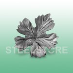 Weinblatt aus Stahlblech - 75 x 70 mm